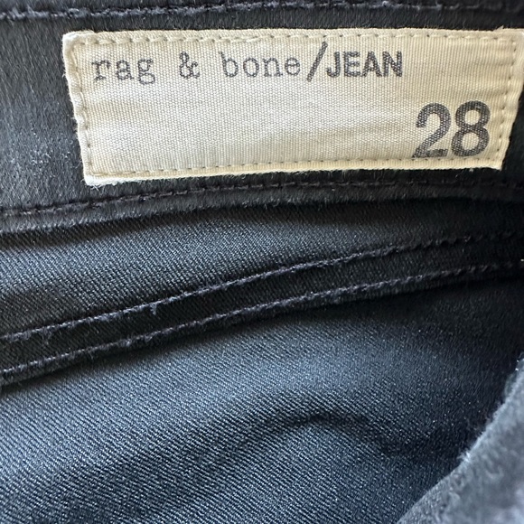 Rag & bone Shoreditch - Coated Grey W15031585 Skinny Jeans - Picture 4 of 7